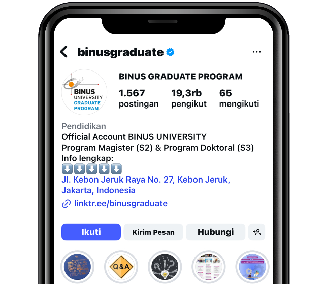 Follow our Instagram for further inquiries and the latest updates, and reach out to us by